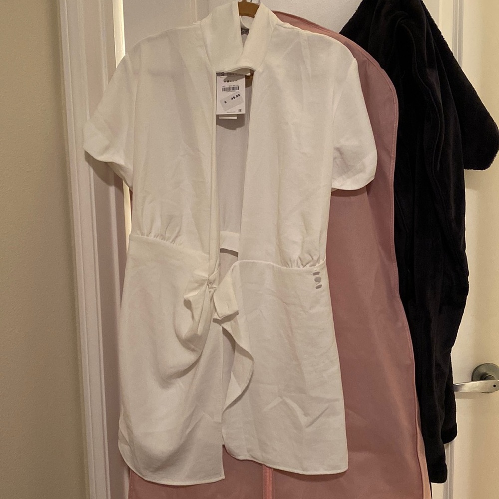 White mini dress from Zara (new with tags)